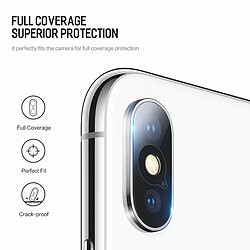 Wewoo Film de verre trempé souple pour objectif de caméra arrière de 2 PCS 0.15mm pour iPhone XS Max / XS / X pas cher