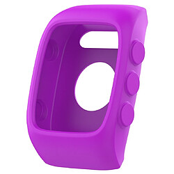 Wewoo Protection écran Étui de en silicone Smart Watch pour POLAR M430 violet