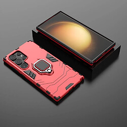 Acheter Htdmobiles Coque pour Samsung Galaxy S24 Ultra 5G - housse etui rigide anti choc + film ecran - ROUGE