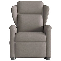 Acheter vidaXL Fauteuil inclinable taupe tissu