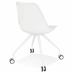 Acheter Paris Prix Chaise de Bureau Design Laxina 92cm Blanc