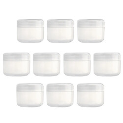 Acheter Récipient de cosmétique de crème de visage vide en plastique rechargeable de 50pcs avec le couvercle 50g