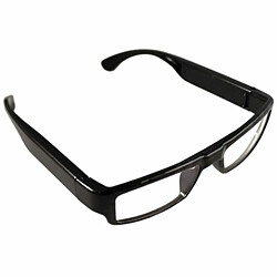 Totalcadeau Lunettes avec mini caméra espion Full HD 1080P 16 Go noir