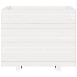 Acheter vidaXL Jardinière blanc 60x60x49,5 cm bois de pin massif