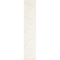 Vidal Tapis de couloir en laine 396x81 beige Darya