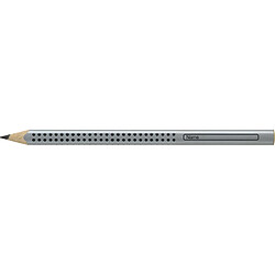 FABER-CASTELL Crayon Jumbo GRIP, HB, argent ()