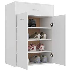 Acheter VidaXL Armoire à chaussures blanche