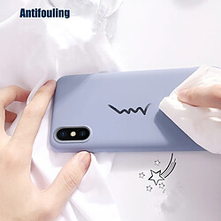 Avis Wewoo Coque Souple Ultra-mince liquide tout en silicone cas de téléphone portable tout matériel respectueux de l'environnement peut être lavé cas de pour iphone xs max gris