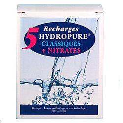 5 recharges filtrantes (filtre Classique + Nitrates) - HYDROPURE RCN