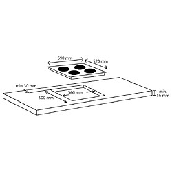 Avis vidaXL Plaque de cuisson à induction 4 brûleurs Contrôle tactile 7000W