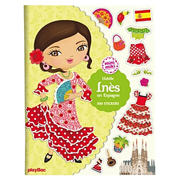 Minimiki : Stickers : Habille Inès en Espagne nouvelle édition