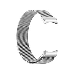 Eko Bracelet pour Samsung Galaxy Watch 4 / 5 / 6 en acier inoxydable type milanais Argent