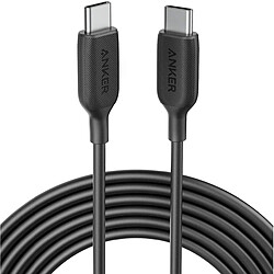 Câble USB C vers USB C, Câble de Charge Rapide Anker Powerline III USB-C vers USB-C (3m), Charge 60 W Power Delivery