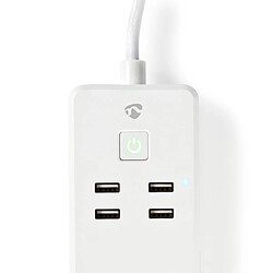 Avis NEDIS Prise d'Extension Wi-Fi Intelligente - 3x Schuko Type F - 4x USB - 16 A