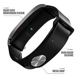 Wewoo Bracelet connecté Smartwatch 0,96 pouces Écran Bluetooth 4.1 Casque + intelligent, Podomètre de soutien / Calories brûlées / Moniteur fréquence cardiaque / Rappel d'appel, Compatible avec les téléphones Android et iOS (Noir) pas cher