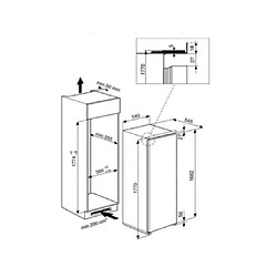 Réfrigérateur une porte 314l 54cm - ARG180702FR - WHIRLPOOL pas cher