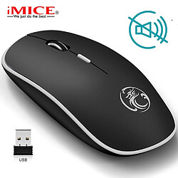 Universal Souris sans fil silencieuse PC Souris d'ordinateur Gamers Souris ergonomique Optique Sans bruit Souris USB Souris sans fil PC Ordinateur portable