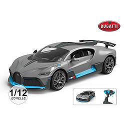 TechKidz Voiture télécommandée 1/12 2.4GHz - Modèle Bugatti Divo Gris