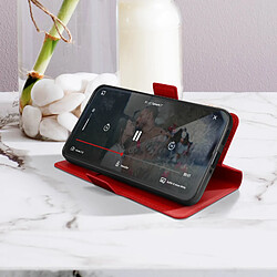 Avis Avizar Étui Portefeuille Rouge pour Xiaomi Redmi Note 12 Pro et Redmi Note 12 Pro Plus