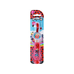 Tinokou Brosse à dents Lumineuse Enfant avec Ventouse - Miraculous Rouge