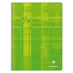 Acheter Cahier spirales Clairefontaine Metric A4+ 24 x 32 cm grands carreaux 100 pages