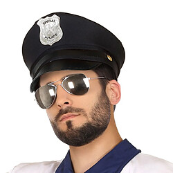 Totalcadeau Chapeau Police pour adulte Noir pas cher