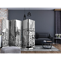 Artgeist Paravent - Street in New York city II [Room Dividers] [225x172]