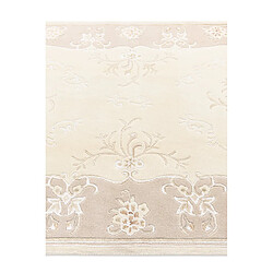 Vidal Tapis de laine 206x150 beige Darya pas cher