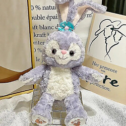 Universal Poupée de lapin de lapin, longue oreilles poupées en peluche peluche jouet bébé sommeil somnifère 54dapurple pas cher