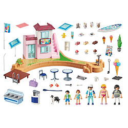 Playmobil® PLAYMOBIL 70279 - Port avec restaurant de glaces pas cher