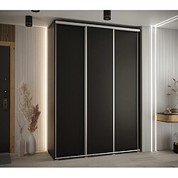 Abiks Meble Armoire DAVOS 1 À Portes Coulissantes 235,2/170/45 3 Portes