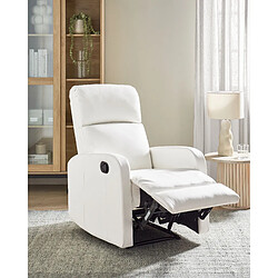 Beliani Fauteuil Blanc VIRRAT