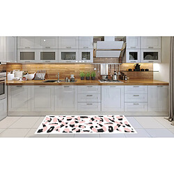 Alter Tapis de cuisine, 100% Made in Italy, Tapis antitache avec impression numérique, Tapis antidérapant et lavable, Modèle Bode, 140x52 cm