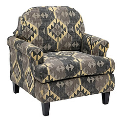 BigBuy Home Fauteuil Noir Taupe 91 x 90 x 95 cm