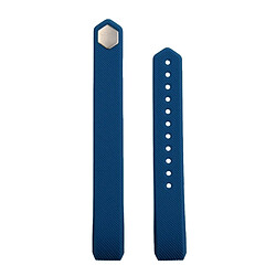 Wewoo Bracelet bleu pour Watchband Alta Watch en silicone à texture oblique, grande taille, longueur: environ 22cm