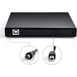 Lecteur de DVD externe avec graveur de CD (COMBO), interface USB, CD lisible, VCD, DVD, disques MP3 pouvant graver des disques CD en même temps, les ordinateurs portables et les ordinateurs de bureau sont courants pas cher