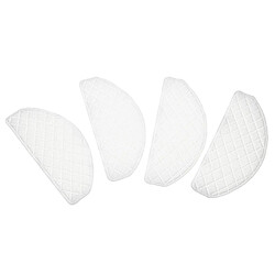 vhbw Lot de 4 lingettes compatible avec Ecovacs Deebot Ozmo T8 Aiv aspirateur robot - Lingettes jetables