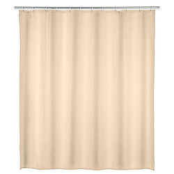 WENKO Rideau de douche Uni - PEVA - 180 x 200 cm - Taupe