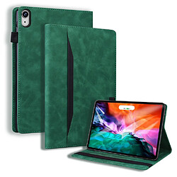 Etui en PU poche avant avec support vert pour votre Apple iPad mini (2021)