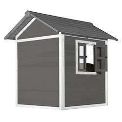 AXI Maison Enfant Beach Lodge en Gris | Maison de Jeux en Bois FFC pour Les Enfants | Maisonnette / Cabane de Jeu pour Le Jardin