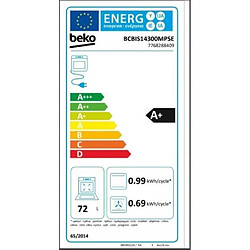 Avis Four encastrable Pyrolyse Chaleur tournante et brassée BEKO BCBIS14300MPSE Inox - Porte froide - 72L - 59,4 cm