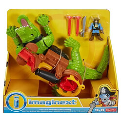 Fisher Price FISHER-PRICE Imaginext Crocodile et Capitaine Crochet - 3 ans et + pas cher