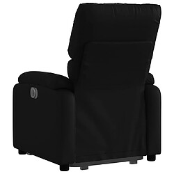 Acheter vidaXL Fauteuil inclinable Noir Similicuir