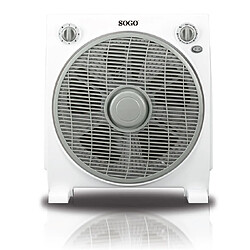 SOGO - VENTILATEUR ROTATIF BOX-FAN - 12 ""30CM - 45W