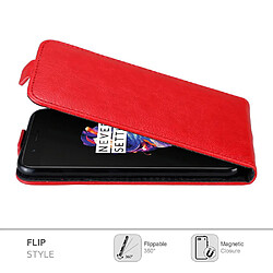 Acheter Cadorabo Coque OnePlus 5 Etui en Rouge