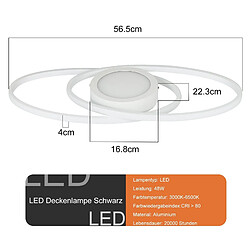 Acheter ZMH LED Ceiling Light Dimmable Modern 48W With Remote Control Hallway