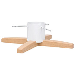 Avis vidaXL Support de sapin de Noël 55x55x15,5 cm