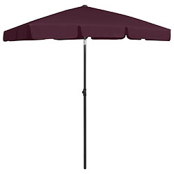 Maison Chic Parasol Jardin | Parasol de plage rouge bordeaux 180x120 cm - GKD95101