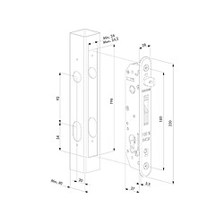 Locinox Serrure modèle Fortylock