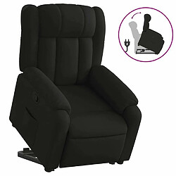 Maison Chic Fauteuil Relax pour salon, Fauteuil inclinable noir tissu -GKD52557